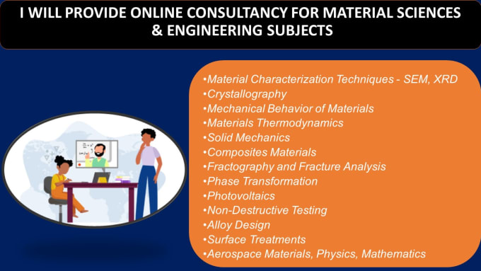 Gig Preview - Assist you in material science, metallurgy, maths, physics and aerospace engg