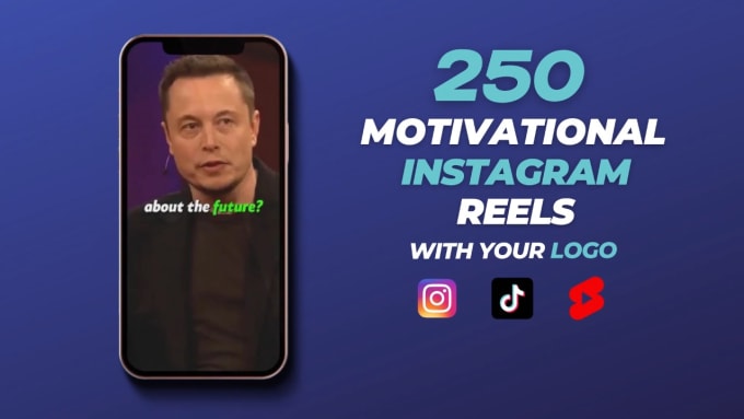 Gig Preview - Provide amazing motivational instagram reels and youtube shorts