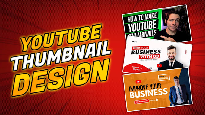 Gig Preview - Design attractive youtube thumbnails