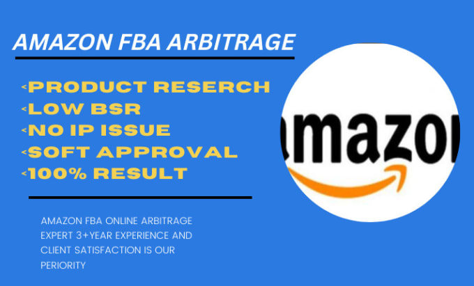 Gig Preview - Do amazon fba online arbitrage product research