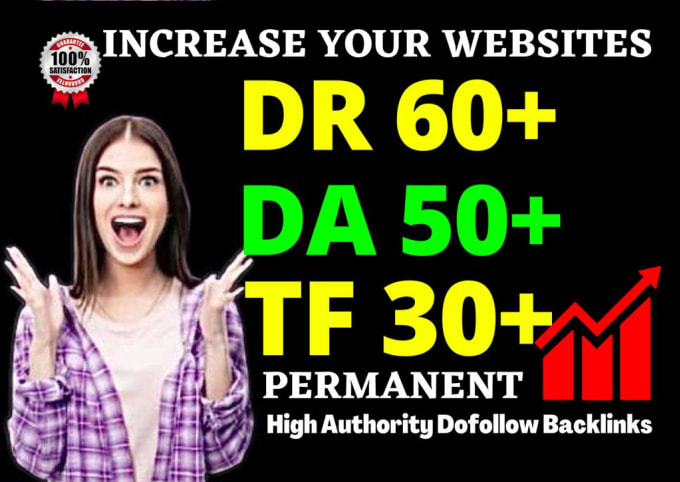 Gig Preview - Increase ahref DR ur moz da and majestic tf of your website