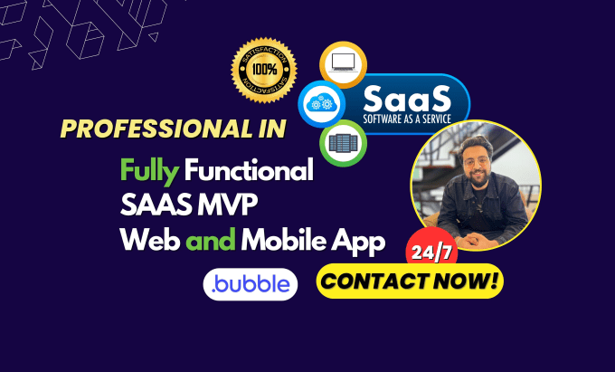 Gig Preview - Build fully functional saas mvp app on bubble io