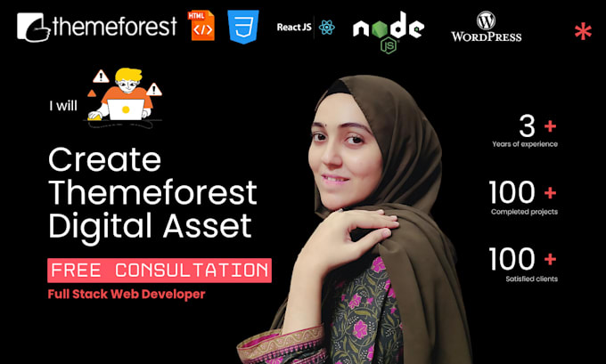 Gig Preview - Build custom mern stack web applications and digital assets for theme forest