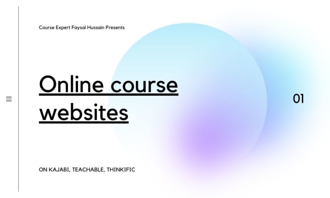 Gig Preview - Build course coaches websites in kajabi, teachable, thinkific, clickfunnels 2 0