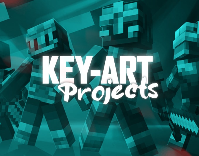 Gig Preview - Create best minecraft keyart and thumbnail