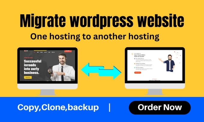 Gig Preview - Backup,transfer or wordpress migration in your hosting