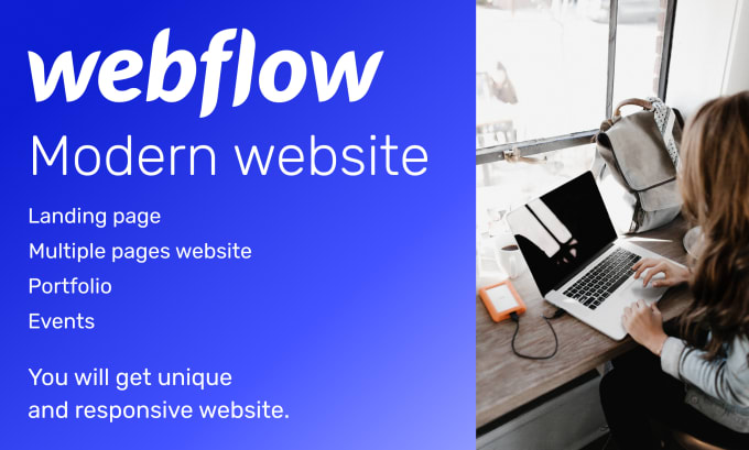 Gig Preview - Create a modern website on webflow or framer