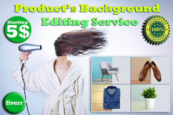 Gig Preview - Do product image,photo editing ,background removal service