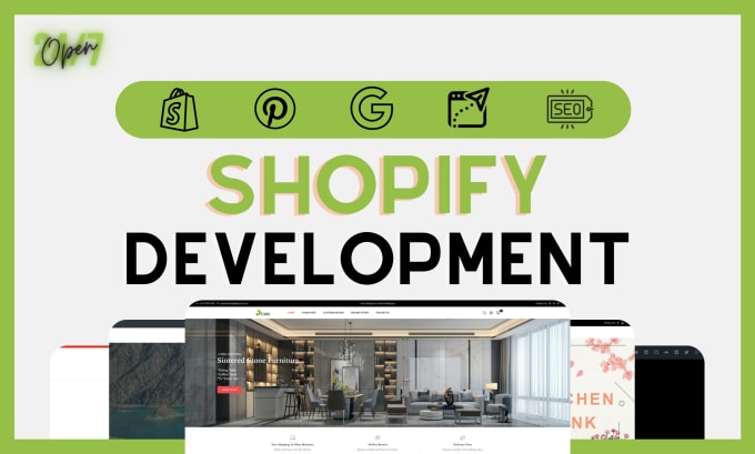 Gig Preview - Create high converting shopify website or store