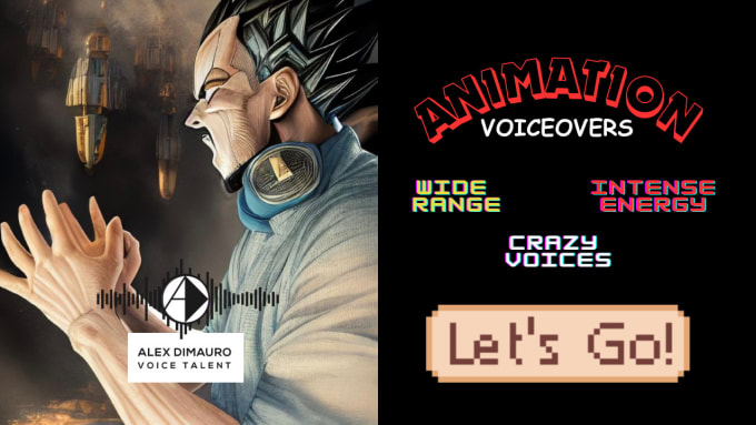 Gig Preview - Record a video game or animation voice over