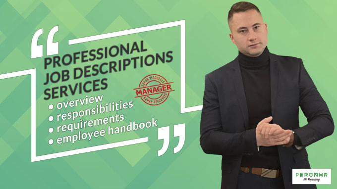 Gig Preview - Create a professional job description that stands out