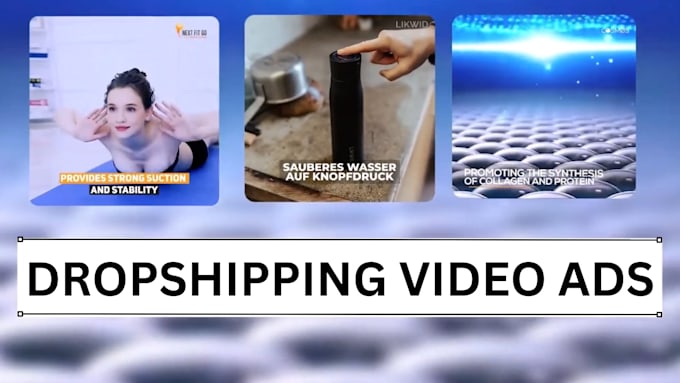 Bestseller - make facebook and dropshipping product video ads