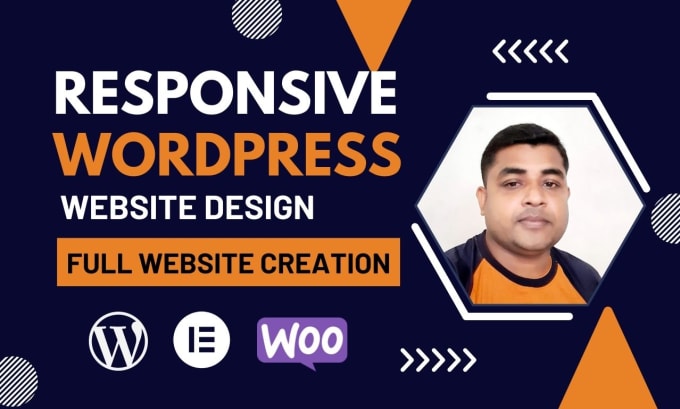 Gig Preview - Build professional  wordpress responsive website design or blog website