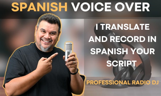 Bestseller - translate and record your content from english to spanish