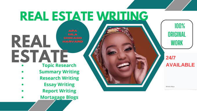 Gig Preview - Write real estate articles and blogs