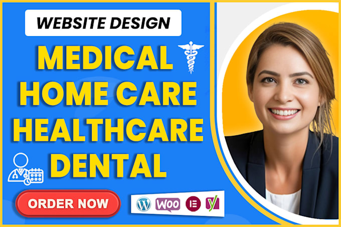 Bestseller - design dental, home care, healthcare and medical website in wordpress