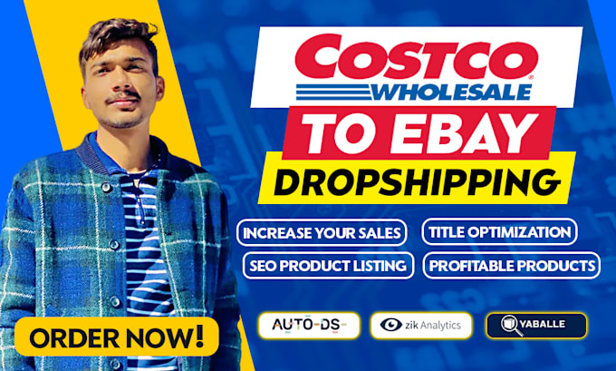 Gig Preview - Do ebay products listings via tools and manual costco to ebay wholesale dropship