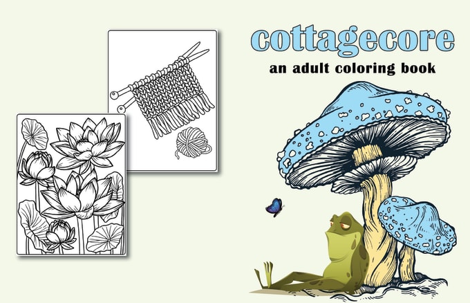 Gig Preview - Create coloring book pages and cover kdp for kids and adults