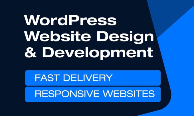 Gig Preview - Design and develop your wordpress website