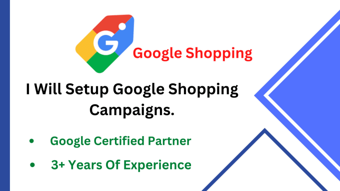 Gig Preview - Setup google shopping ads