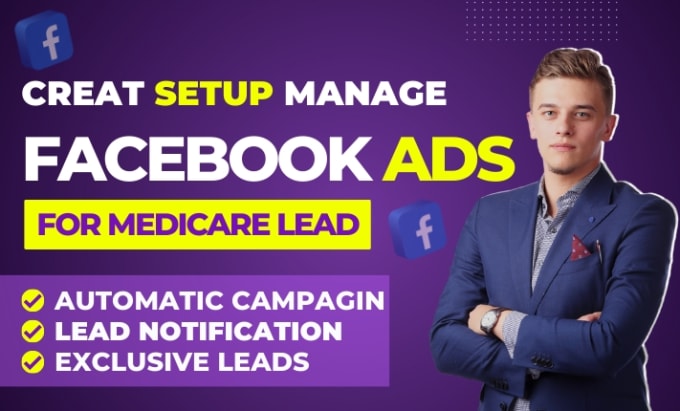 Gig Preview - Generate medi care leads using facebook ads