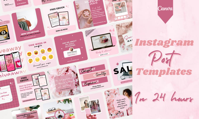 Gig Preview - Design editable canva instagram post templates