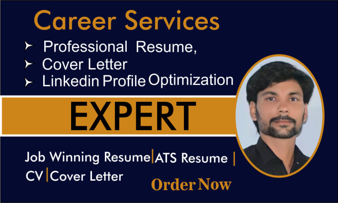 Gig Preview - Write resume , CV , ats resume , cover letter , linkedin profile optimization