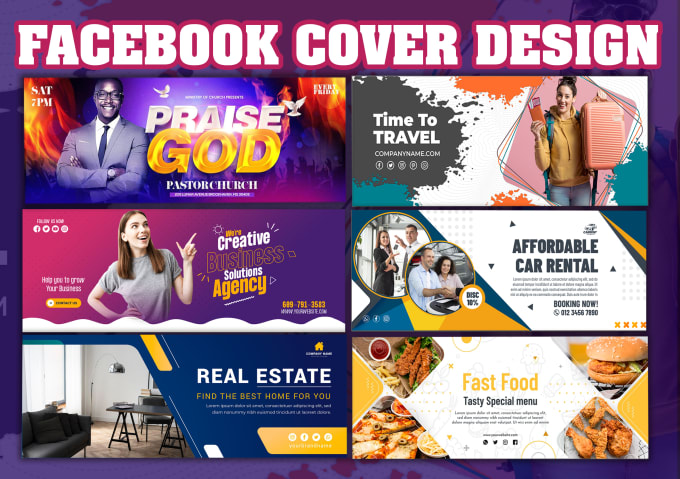 Gig Preview - Design amazing  facebook covers, social media banner ads,