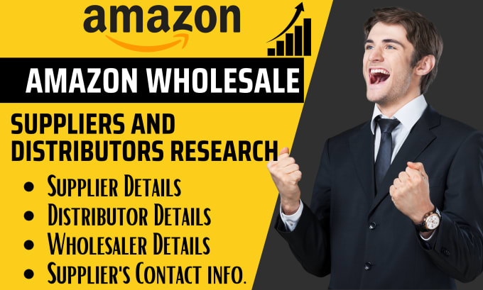 Gig Preview - Find amazon fba wholesale suppliers, distributors and wholesalers for approval