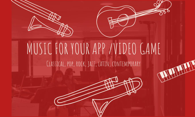 Gig Preview - Compose custom music for your app video game