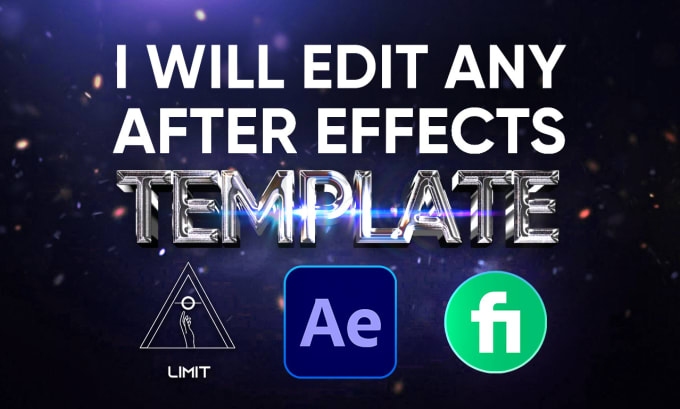 Gig Preview - Edit any after effects templates to customise your video