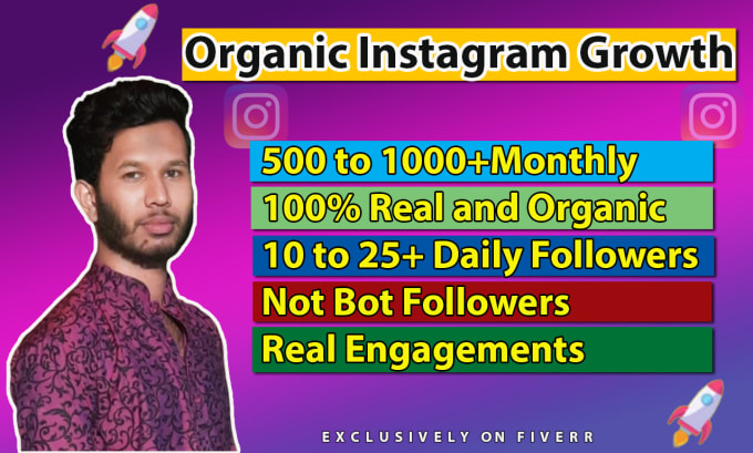 Gig Preview - Do instagram promotion or marketing for super fast organic growth