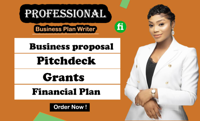 Gig Preview - Develop an investor primed business plan, proposal for your startups andgrants