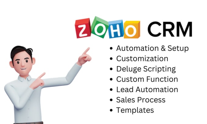 Gig Preview - Setup, customize and automate zoho CRM and zoho one all apps