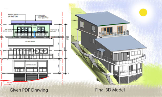 Gig Preview - Redraw the autocad floor plan in revit