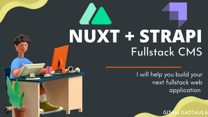 Gig Preview - Create fullstack app with vue, nuxt, strapi and supabase