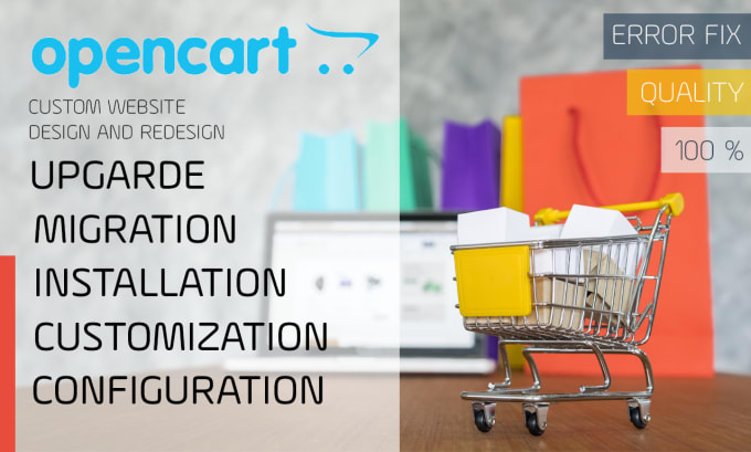 Gig Preview - Solve problems of works in opencart, error 500, optimization and nice design