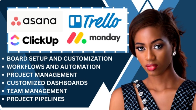 Gig Preview - Your monday crm, asana, trello, clickup consultant, monday project management