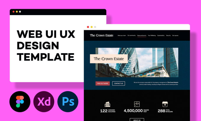 Gig Preview - Design a modern website landing page in figma UI UX