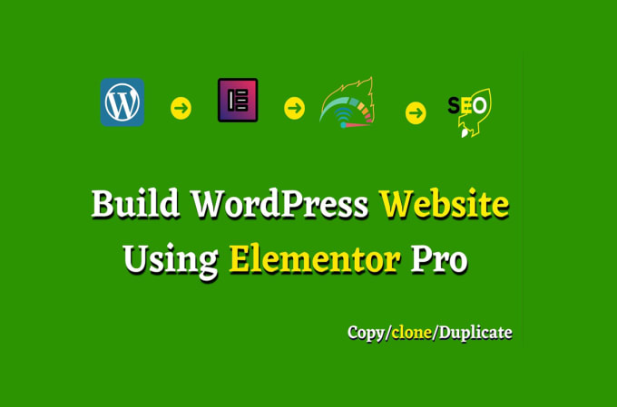 Bestseller - do build or rebuild wordpress website using elementor