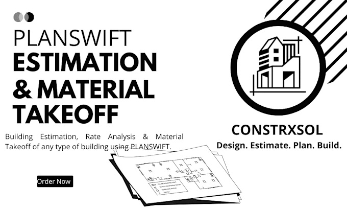 Gig Preview - Do building estimation and material takeoff using planswift