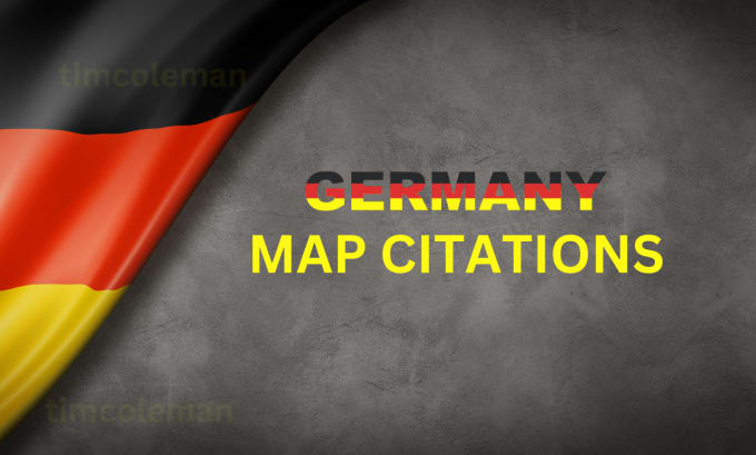 Gig Preview - Execute german map citations for local SEO effectiveness