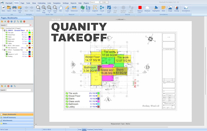 Gig Preview - Do material takeoff, quantity surveying, and cost estimation