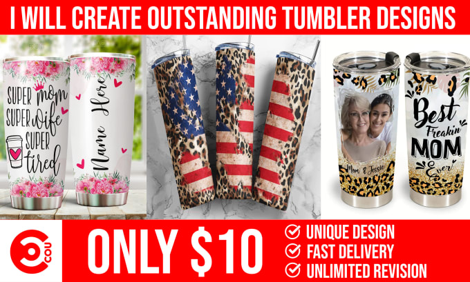 Gig Preview - Create outstanding coffee mug, tumbler designs