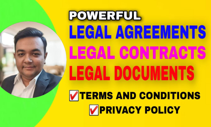 Gig Preview - Write powerful legal contracts, powerful legal agreements, and legal documents