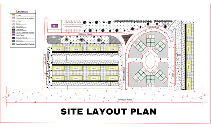 Gig Preview - Draft 2d site plans, plot plans, grading plans for city permits