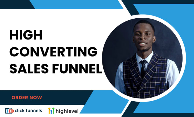 Gig Preview - Setup high converting sales funnel with automations in clickfunnels, gohighlevel