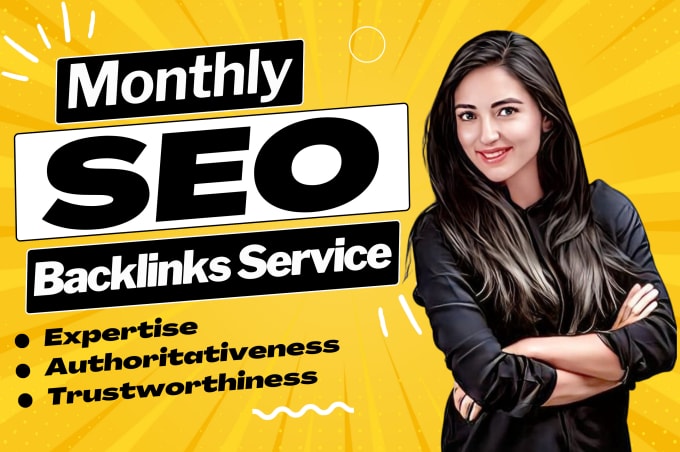 Gig Preview - Do monthly seo service with white hat dofollow backlinks for google top ranking