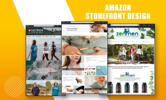 Gig Preview - Design and create premium amazon storefront or brand store