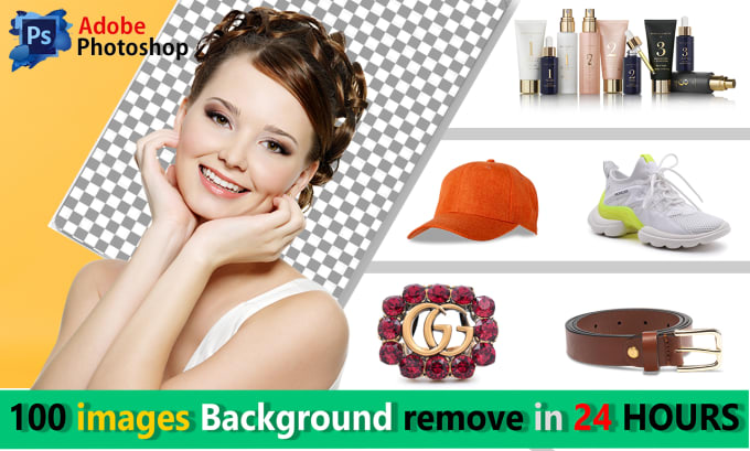 Gig Preview - Cut out 100 photo background removal for white or transparent images